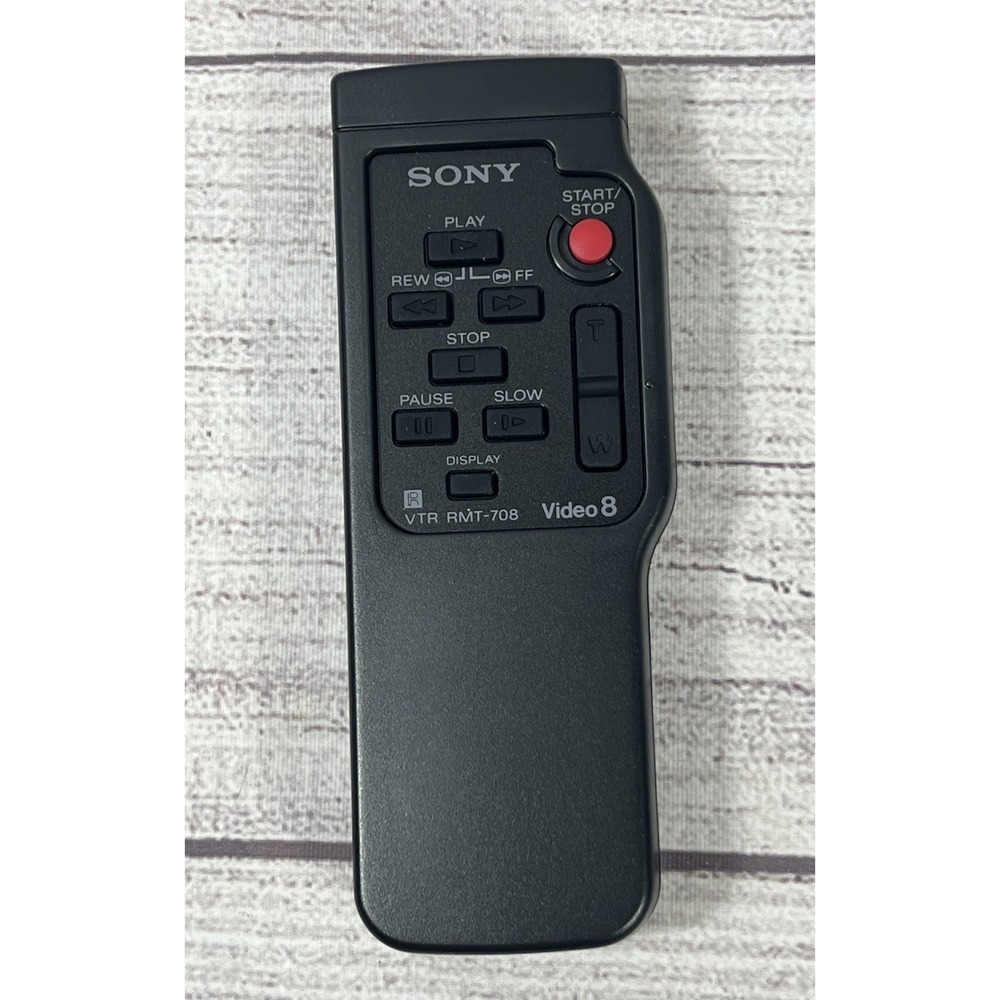 New Vintage Sony RMT-708 Remote Control for Video 8 Hi8 CCD-TRV 15-815